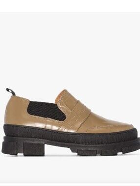 Ganni Ermine 40mm Chunky Loafers